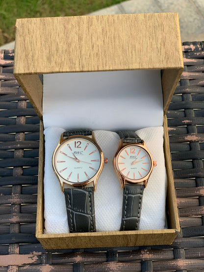 Premium Couple Watches with Luxury Box