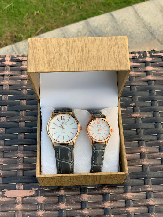 Premium Couple Watches with Luxury Box